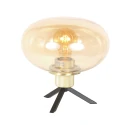 Steinhauer table lamp REFLEXION 1 flame E27 IP20, brass dimmable
