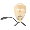 table lamp REFLEXION 1 flame E27 IP20, brass dimmable