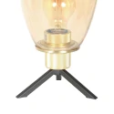table lamp REFLEXION 1 flame E27 IP20, brass dimmable
