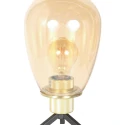 table lamp REFLEXION 1 flame E27 IP20, brass dimmable
