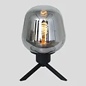 Steinhauer table lamp REFLEXION - Ø 14CM 1 flame, with switch, with plug E27 IP20, black matt 