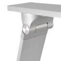 Steinhauer table lamp SERENADE rotatable, CCT Switch, tiltable, with touch dimmer IP20, steel brushed dimmable