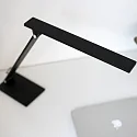 Steinhauer table lamp SERENADE rotatable, CCT Switch, tiltable, with touch dimmer IP20, black matt dimmable