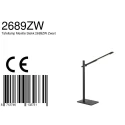 Mexlite desk lamp STEKK tiltable, with touch dimmer IP20, black matt dimmable
