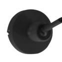 anne light & home wall luminaire KASKET with switch, with jointed arm, with plug E27 IP20, black matt 