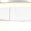 Steinhauer pendant luminaire RINGLEDE - Ø 48CM large, round, direct / indirect IP20, silver brushed dimmable