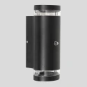 Steinhauer Steinhauer Outdoor wall luminaire, LED, 2 flames, 4W, 2700K, IP54, black