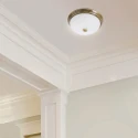 Steinhauer Steinhauer Wall and ceiling luminaire CEILING AND WALL, 1 flame, bronze
