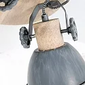 Mexlite Mexlite Spot GEARWOOD, 3 flames, grey