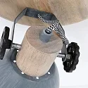Mexlite Mexlite Spot GEARWOOD, 3 flames, grey