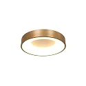 Steinhauer ceiling luminaire RINGLEDE - Ø 30CM small, round, direct / indirect IP20, gold matt dimmable