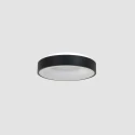 Steinhauer ceiling luminaire RINGLEDE - Ø 30CM small, round, direct / indirect IP20, black matt dimmable
