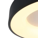 Steinhauer ceiling luminaire RINGLEDE - Ø 30CM small, round, direct / indirect IP20, black matt dimmable