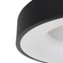 Steinhauer ceiling luminaire RINGLEDE - Ø 30CM small, round, direct / indirect IP20, black matt dimmable
