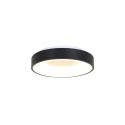 Steinhauer ceiling luminaire RINGLEDE - Ø 30CM small, round, direct / indirect IP20, black matt dimmable