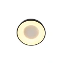 Steinhauer ceiling luminaire RINGLEDE - Ø 30CM small, round, direct / indirect IP20, black matt dimmable