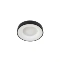 Steinhauer ceiling luminaire RINGLEDE - Ø 30CM small, round, direct / indirect IP20, black matt dimmable