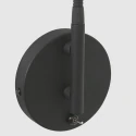 wall luminaire NATASJA with switch, with flex arm GU10 IP20, steel brushed dimmable