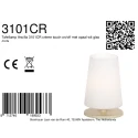 table lamp ANCILLA 1 flame, small E27 IP20, creme 
