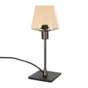 Steinhauer table lamp ANCILLA 1 flame, large E14 IP20, cocoa 