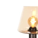 Steinhauer table lamp ANCILLA 1 flame, large E14 IP20, cocoa 