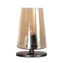 table lamp ANCILLA 1 flame, small E27 IP20, cocoa 
