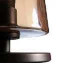 Steinhauer table lamp ANCILLA 1 flame, small E27 IP20, cocoa 