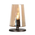 Steinhauer table lamp ANCILLA 1 flame, small E27 IP20, cocoa 