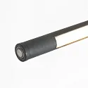 Mexlite floor lamp SERPENT with flex arm, with touch dimmer IP20, black matt dimmable
