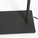 Mexlite floor lamp SERPENT with flex arm, with touch dimmer IP20, black matt dimmable