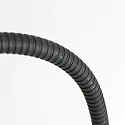 Mexlite floor lamp SERPENT with flex arm, with touch dimmer IP20, black matt dimmable
