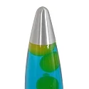 Mexlite table lamp VOLCAN with switch, conical E14 IP20, steel brushed 