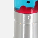 table lamp VOLCAN cylindrical, with switch E14 IP20, steel brushed 