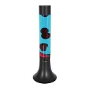 Mexlite table lamp VOLCAN cylindrical, with switch E14 IP20, black matt 