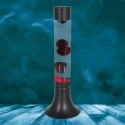 Mexlite table lamp VOLCAN cylindrical, with switch E14 IP20, black matt 
