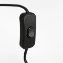 anne light & home table lamp MAZE with switch E27 IP20, bamboo light, black 