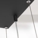 Steinhauer pendant luminaire TØR 6 flames, with shelf IP20, black matt dimmable