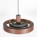 anne light & home pendant luminaire FLINTER 1 flame E27 IP20, wood dimmable