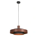 anne light & home pendant luminaire FLINTER 1 flame E27 IP20, wood dimmable