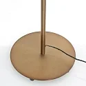 Mexlite floor lamp PLATU with flex arm, with touch dimmer IP20, bronze dimmable
