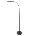 floor lamp PLATU 1 flame IP20, brown dimmable