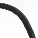 Mexlite floor lamp PLATU with flex arm, with touch dimmer IP20, black matt dimmable