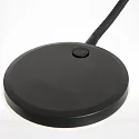 Mexlite floor lamp PLATU with flex arm, with touch dimmer IP20, black matt dimmable