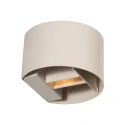 Steinhauer wall luminaire MURO 1 flame, round G9 IP20, creme dimmable