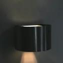 Steinhauer wall luminaire MURO up / down, round, adjustable G9 IP20, black matt dimmable