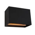 wall luminaire MURO up / down, square, flat, adjustable G9 IP20, black matt dimmable