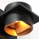 wall luminaire MURO up / down, square, cylindrical, adjustable G9 IP20, steel brushed dimmable