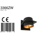 wall luminaire MURO up / down, square, cylindrical, adjustable G9 IP20, steel brushed dimmable