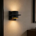 wall luminaire MURO up / down, square, cylindrical, adjustable G9 IP20, steel brushed dimmable