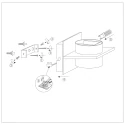 wall luminaire MURO up / down, square, cylindrical, adjustable G9 IP20, steel brushed dimmable